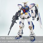 ガンプラレビュー|MG 1/100 ガンダムF90 製作 プレミアムバンダイ
