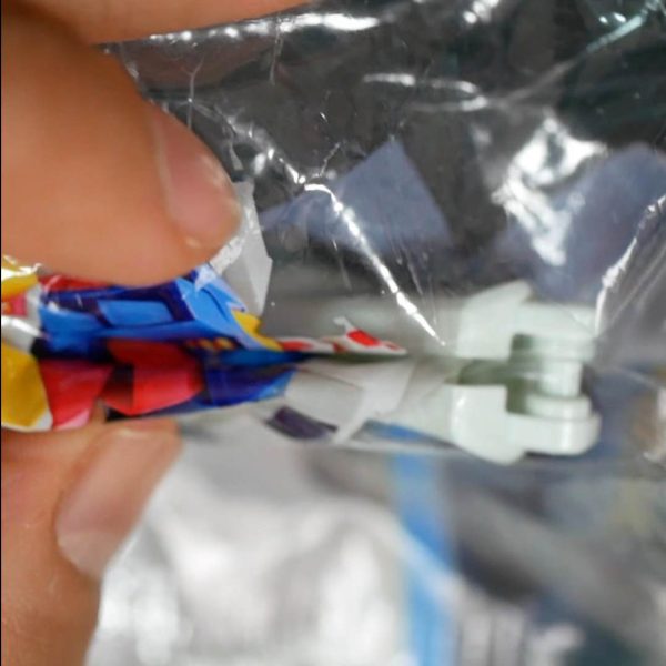 PP袋を挟み込んでしまった写真