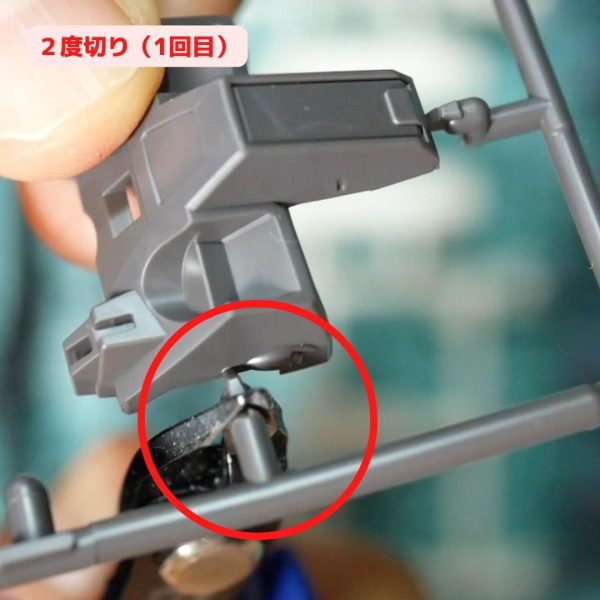 ２度切り１回目写真