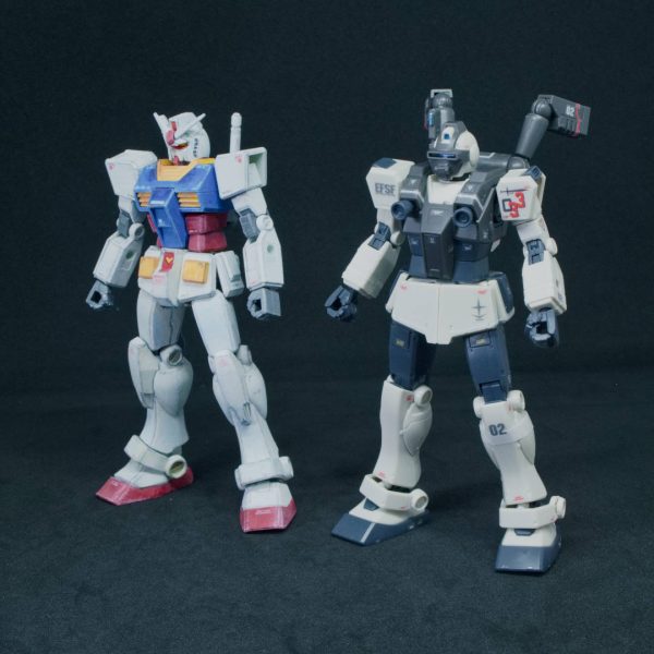 EGガンダムとツーショット