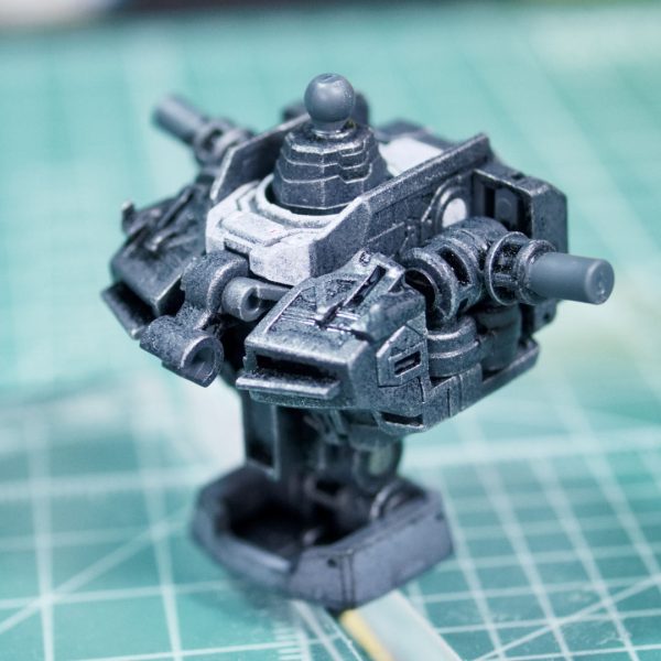 胸・腹（内部フレーム）組立後【前】