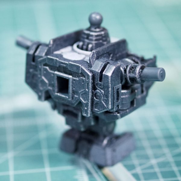 胸・腹（内部フレーム）組立後【後】