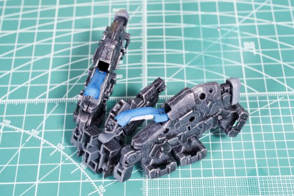 バック・パック（内部フレーム）組立後