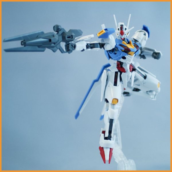 HGガンダムエアリアル ビットオンフォーム(ポージング)写真①