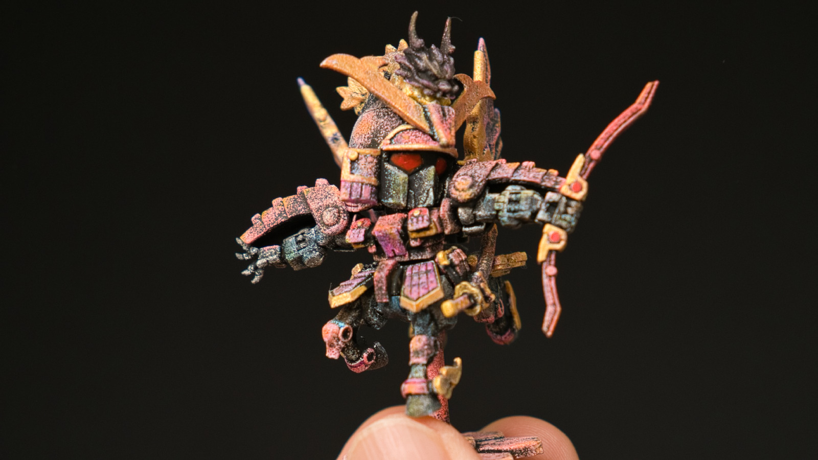 武者精太頑駄無麒麟児特装【赤備え】手持ち撮影