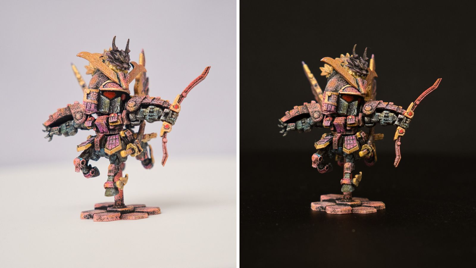 武者精太頑駄無麒麟児特装【赤備え】正面写真2枚